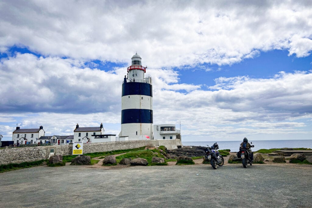 Halbinsel Hook. Motorradabenteuer Irland: In drei Wochen vom nordirischen Belfast entlang der Küste, mit ein paar Abstechern ins Landesinnere, bis Dublin fahren.