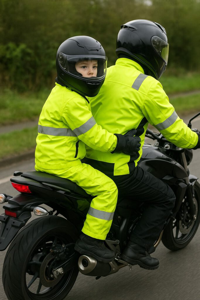 Kinder auf dem Motorrad - am Beispiel eines Jungen
