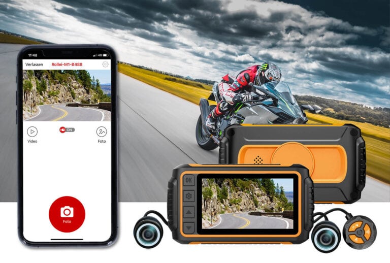 Rollei bringt Motorrad-Dashcam auf den Markt