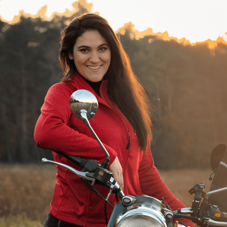Annika Gramlich Gründerin & Chefredakteurin She RIDES Motorrad Community Magazin für Frauen