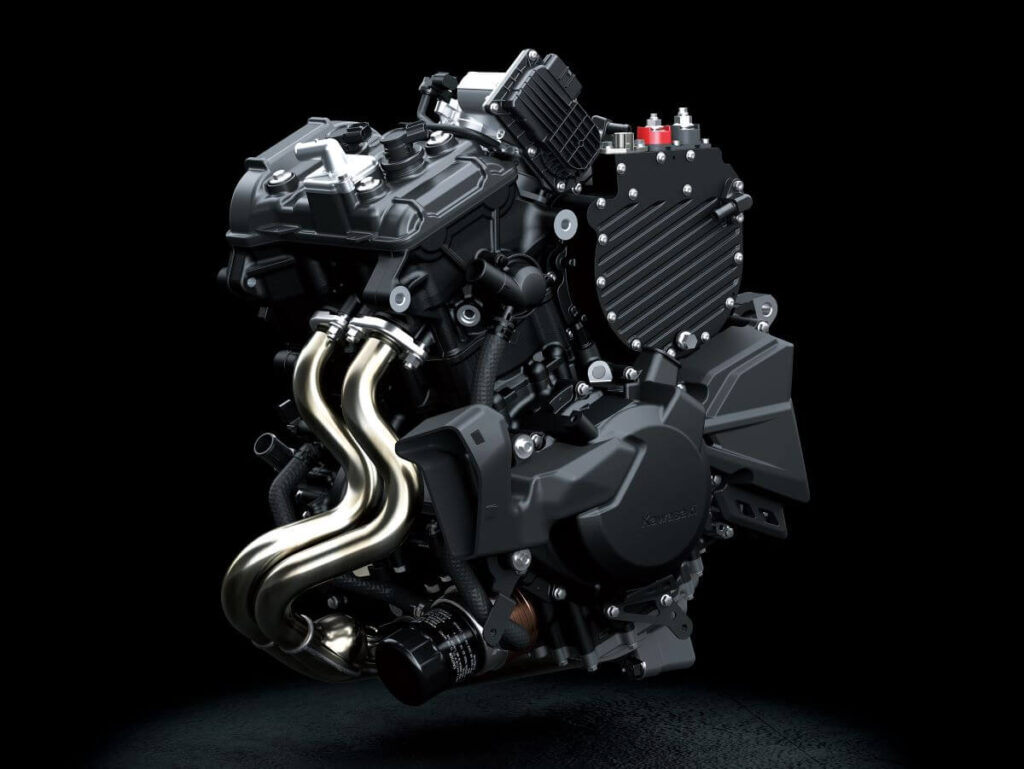 Die Kawasaki Ninja 7 Hybrid ist weltweit erste serienmäßige Hybrid-Motorrad. Es verbindet die Vorteile von Verbrennungsmotor und Elektroantrieb.