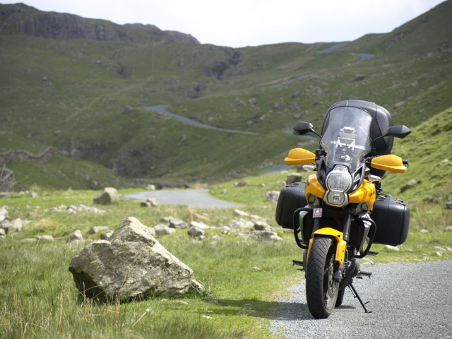 Als Alleinreisende nach Schottland per Motorrad - I did it! 10 Kawasaki in den schottischen Highlands