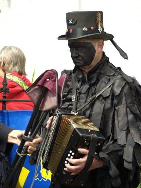 Als Alleinreisende nach Schottland per Motorrad - I did it! 14 Ziehharmonikaspieler in Schottland