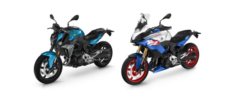BMW F 900 R und F 900 XR Lifestyle Foto Seitenansicht schräg