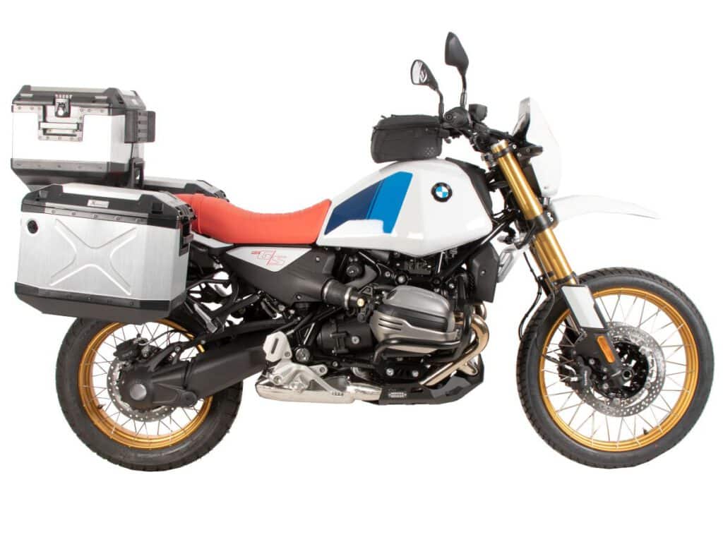 BMW R 12 G/S Zubehör am Motorrad, Seitenansicht