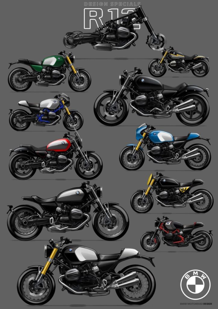 Die neue BMW R 12 nineT und R 12: Klassischer Roadster trifft auf coolen Cruiser 8 BMW R 12 nineT 2025 Gesamtübersicht Modelle