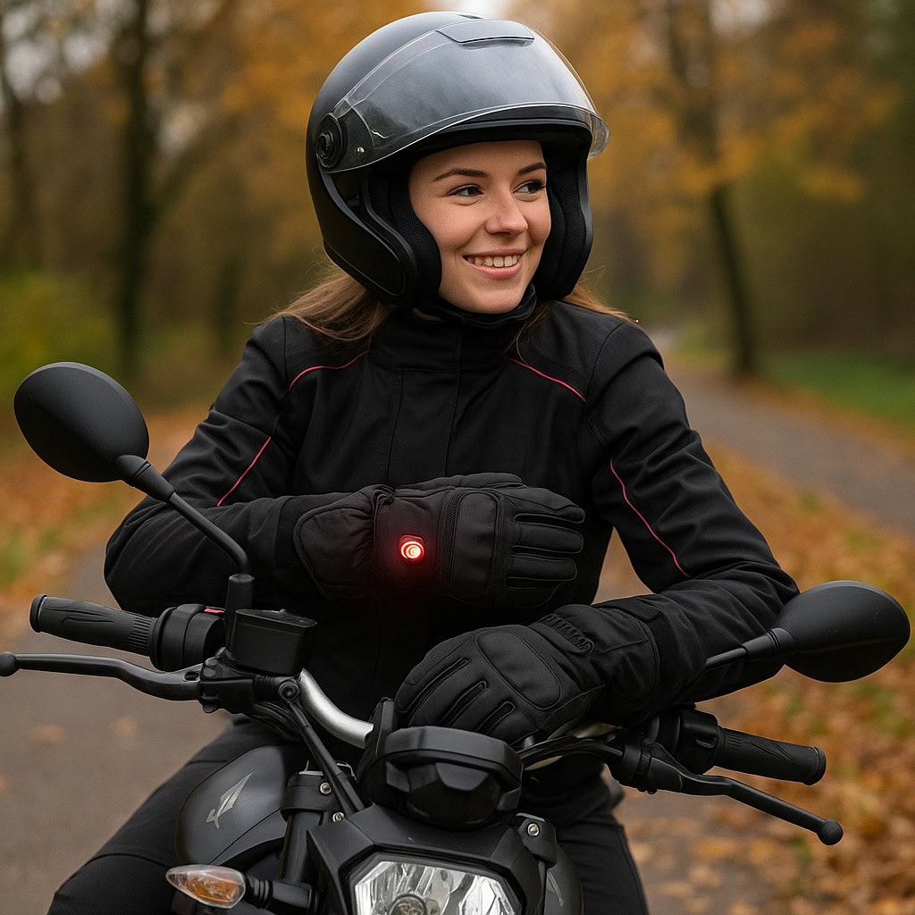 Beheizbare Handschuhe Five HG2 WP Woman Tragebild