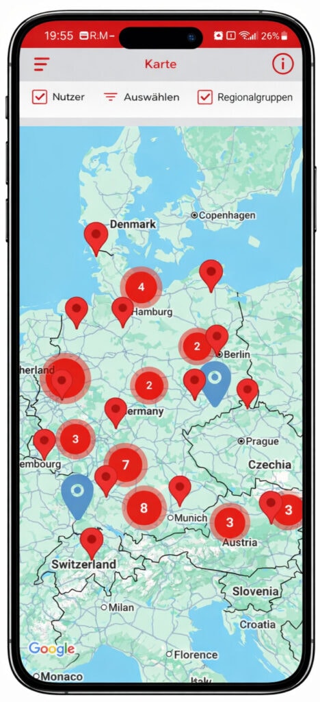 Intuitive Ridesharing-App für Frauen in Deutschland, sichere und zuverlässige Fahrten, SHE RIDES.