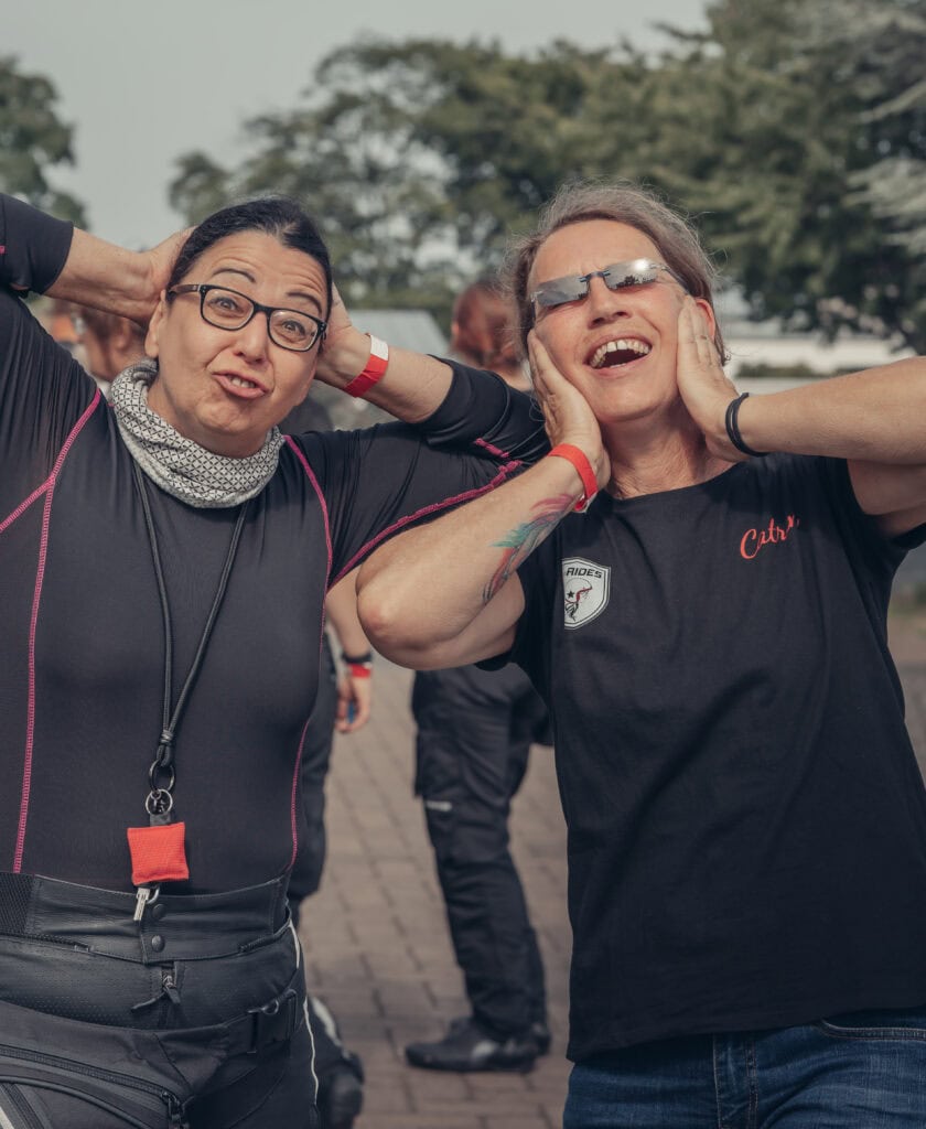 SHE RIDES Summit 2024 Gipfeltreffen motorradfahrender Frauen auf Burg Breuberg in Hessen