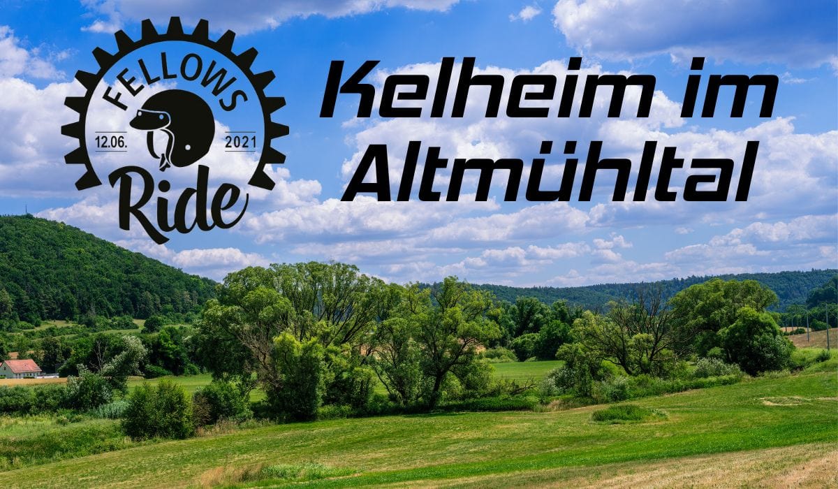 Fellows Ride Kelheim im Altmühltal. Motorradfahren für die Depressionshilfe.