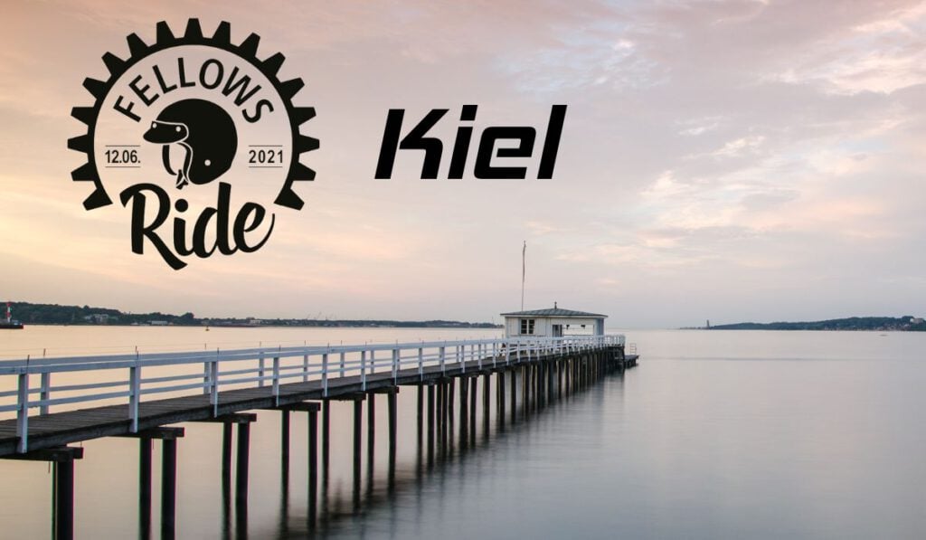Fellows Ride Kiel zum ersten Mal 2023. Über 13 Veranstaltungen in ganz Europa. Charity | Motorradkorso | mentale Gesundheit