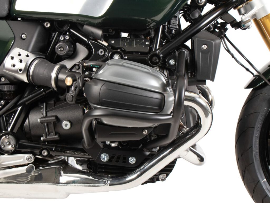 Hepco & Becker Zubehör BMW R 12 nineT: Mehr Stil, mehr Funktion, mehr Freiheit 3 Hepco&Becker Zubehör BMW R 12 nineT Motorschutzbügel Seitenansicht schräg