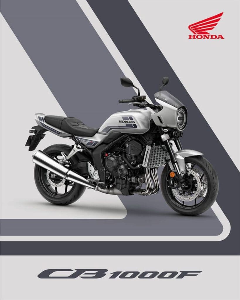 Innovation pur: Die neue Honda CB1000F 2026 6 Honda CB1000F 2026 silber Seitenansicht