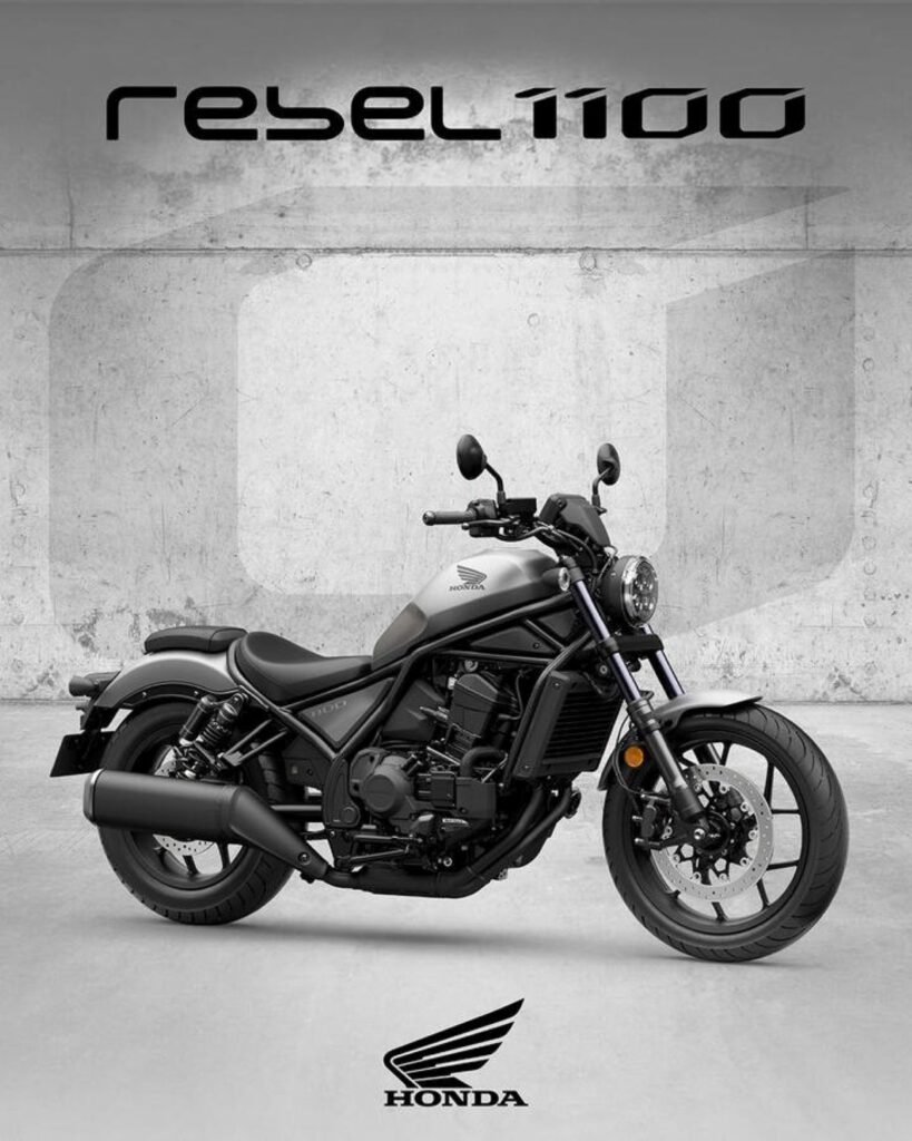 Honda CMX1100 Rebel 2026 grau Seitenansicht
