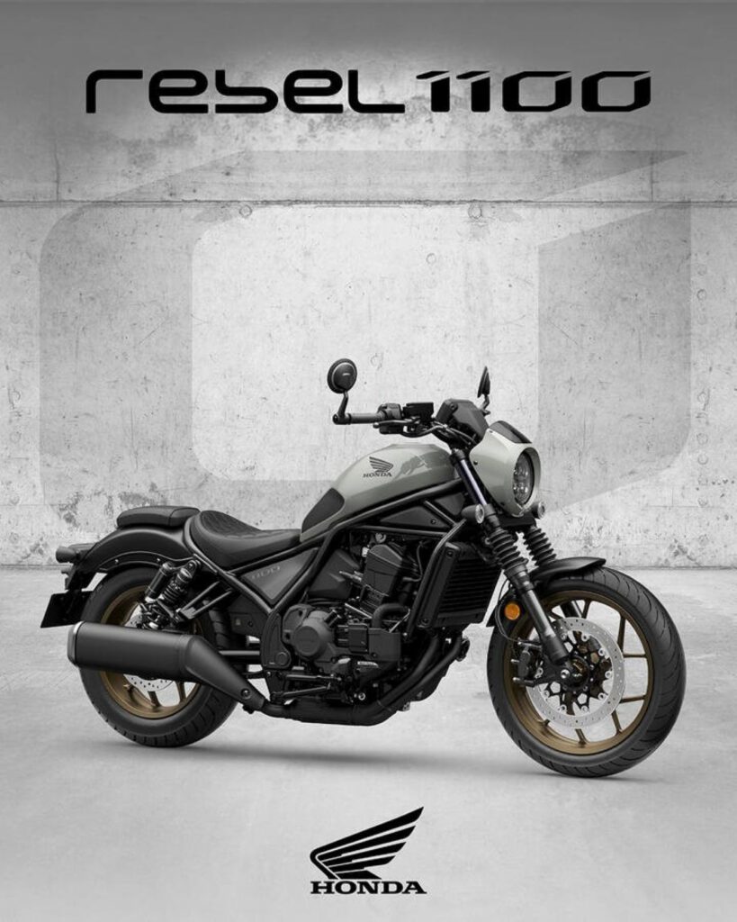 Honda CMX1100 Rebel 2026 khaki Seitenansicht