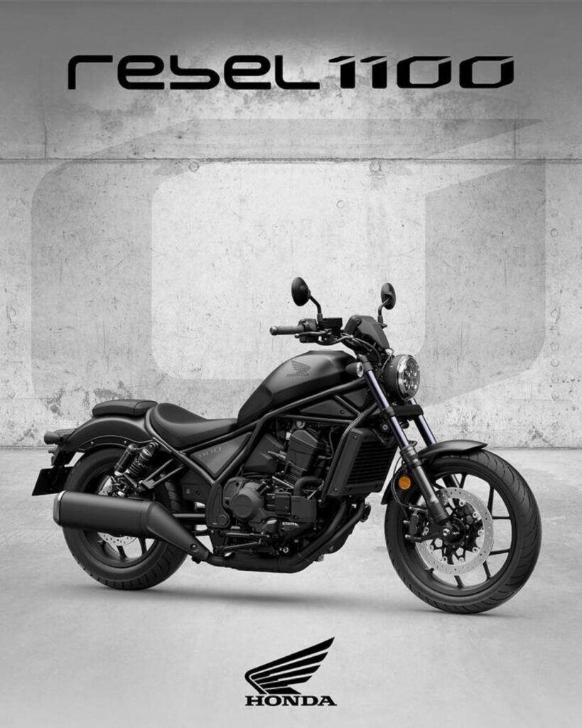 Honda CMX1100 Rebel 2026 schwarz Seitenansicht