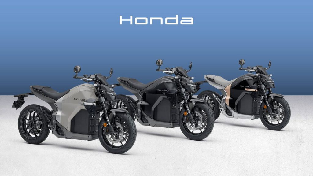 Honda WN7 Elektromotorrad verschiedene Modelle Detailansicht