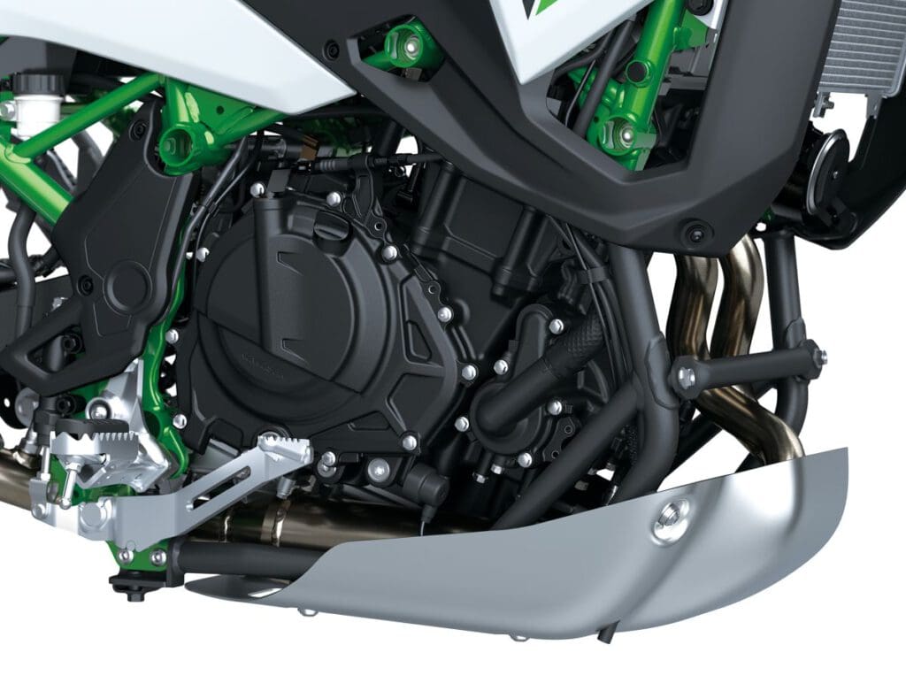 Kawasaki KLE500 Detailansicht Motor