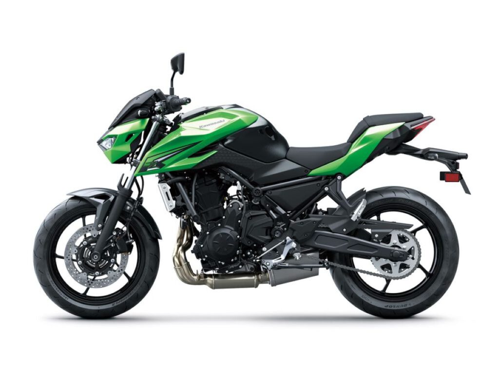 Kawasaki Z650 S 2026 grün Seitenansicht