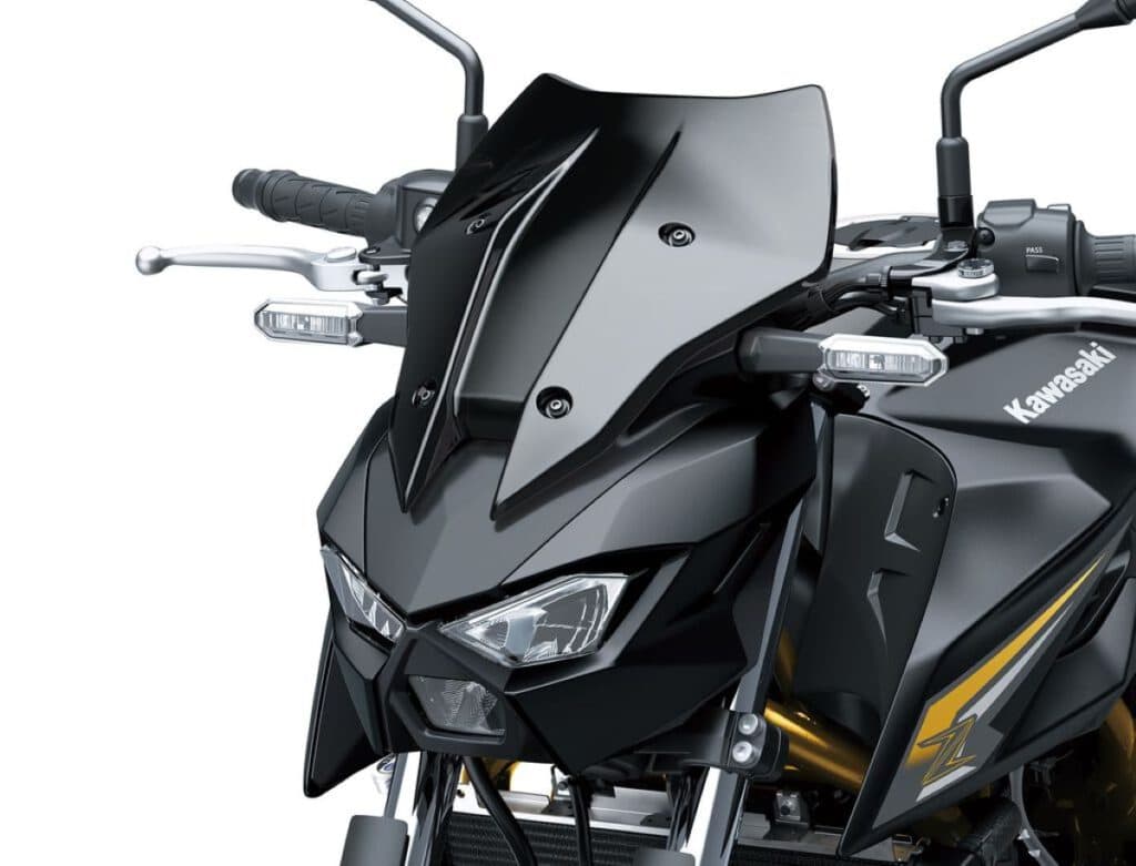 Kawasaki Z650 S 2026 schwarz Front Detailansicht