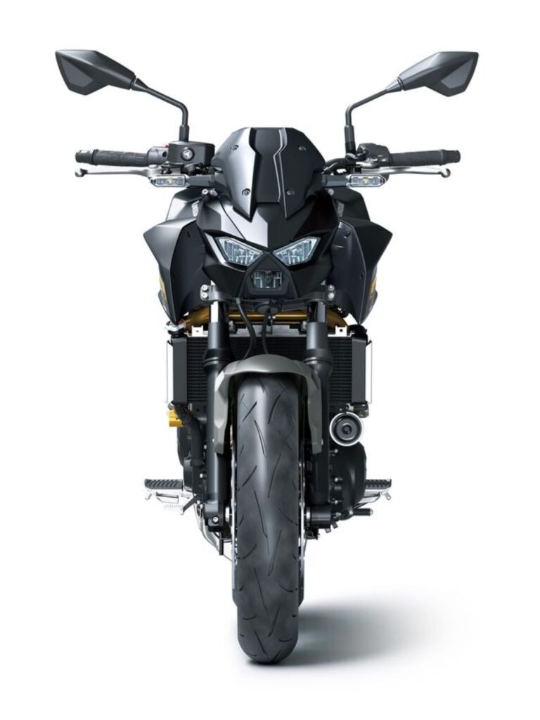 Kawasaki Z650 S 2026 schwarz Frontalansicht
