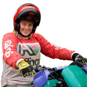 Motorradfrau Astrid Vortrag SHE RIDES Summit