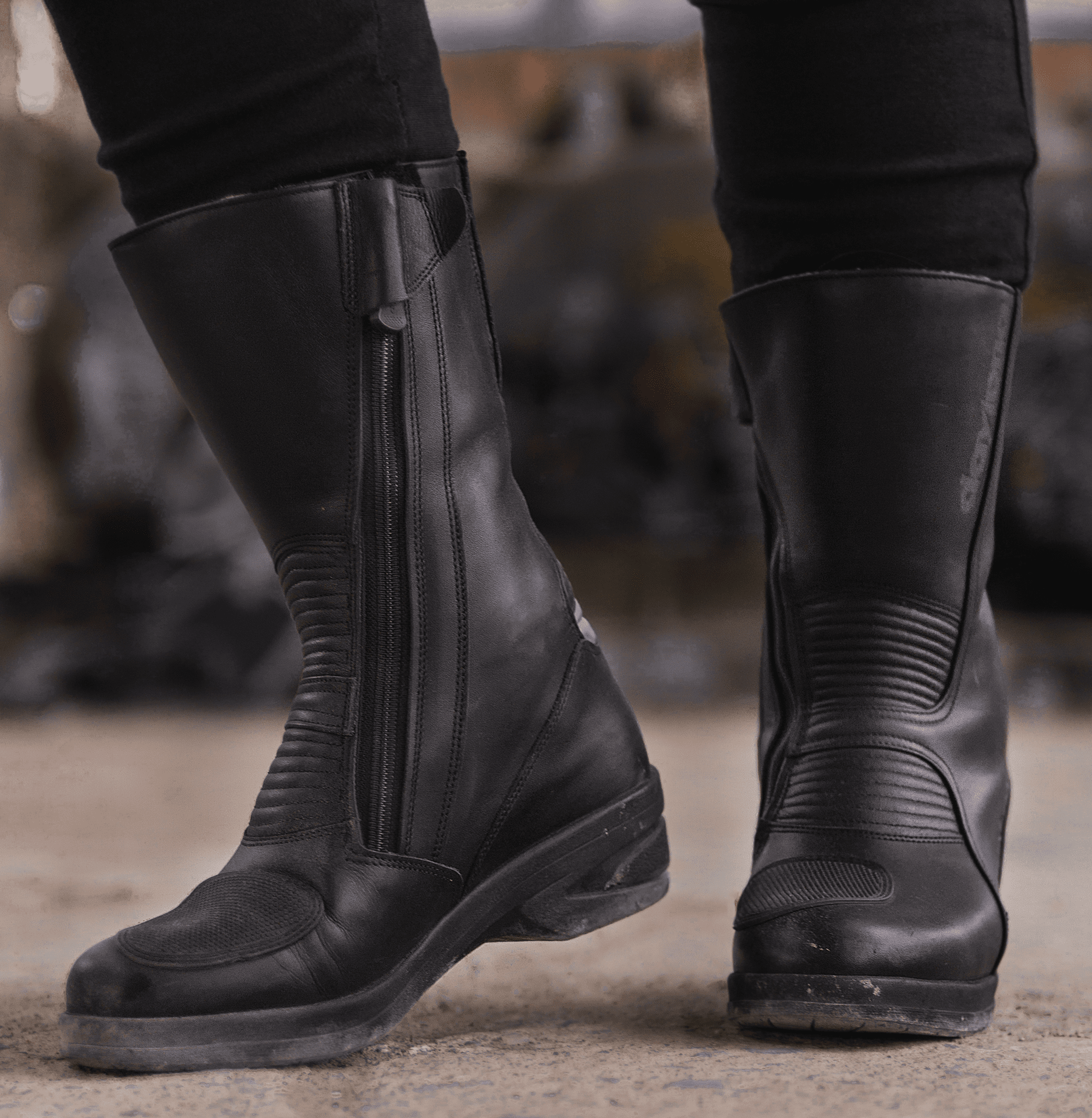 Motorradstiefel Mit Absatz
