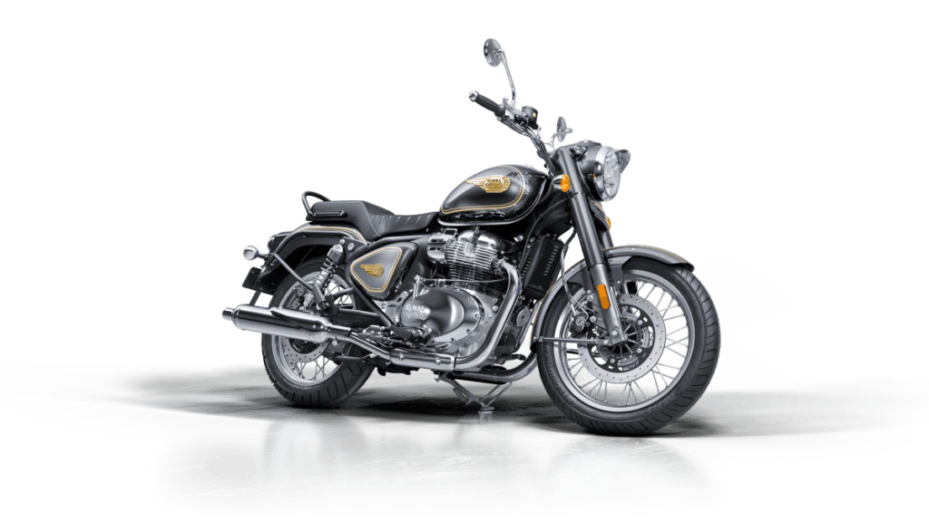 Royal Enfield Bullet 650 schwarz Seite