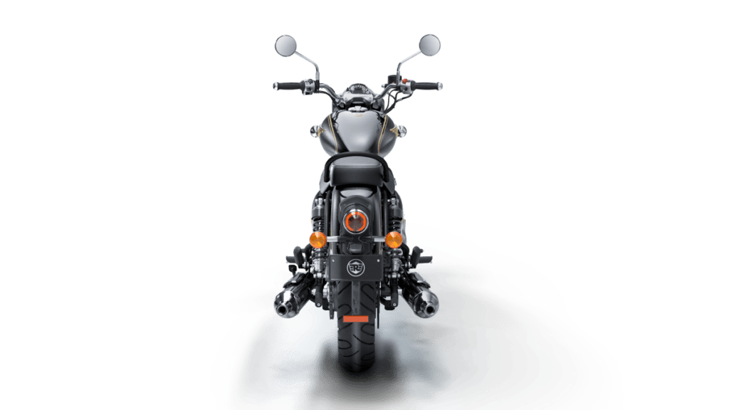 Royal Enfield Bullet 650 von hinten