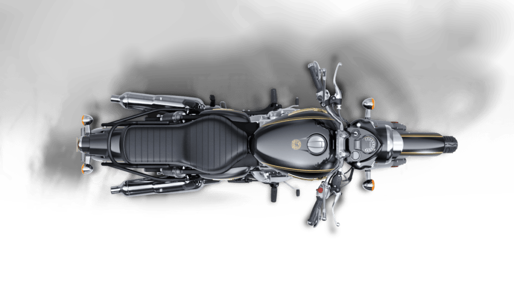 Royal Enfield Bullet 650 von oben