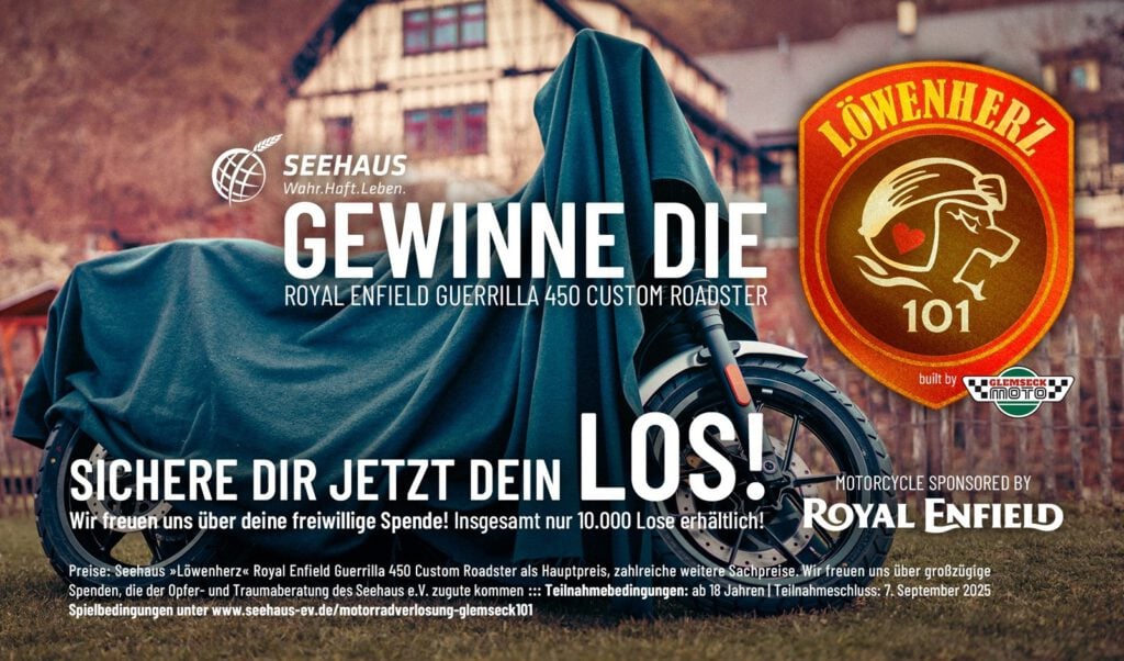 Glemseck 101 Motorradverlosung: Motorrad und viele andere Sachpreise zu gewinnen 8 Glemseck 101 Motorradverlosung_Royal Enfield Customizing Projekt