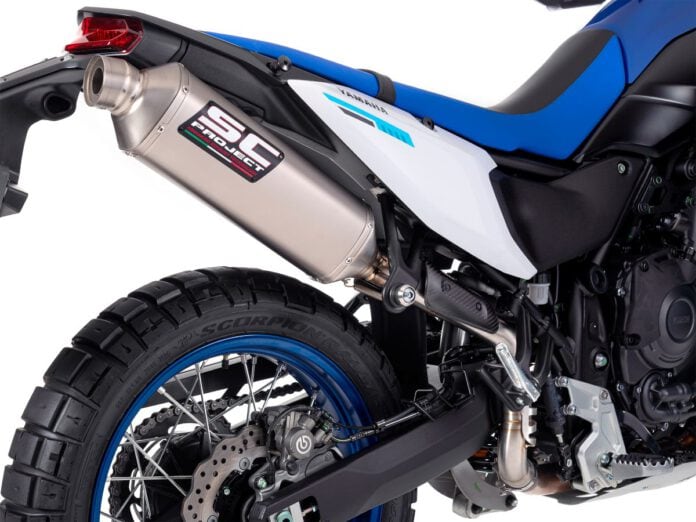 SC-Project Yamaha Tenéré Endschalldämpfer Nahaufnahme
