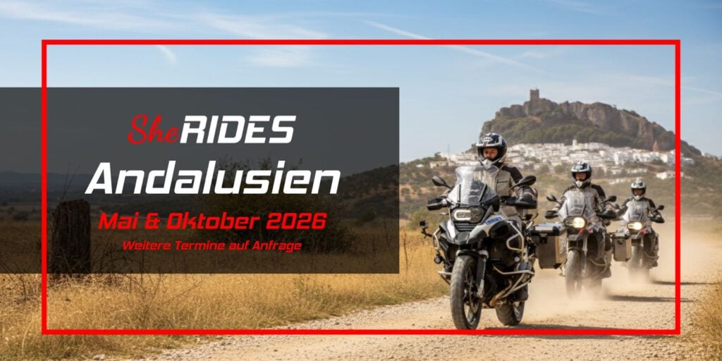 SHE RIDES Motorradreise Andalusien für Frauen