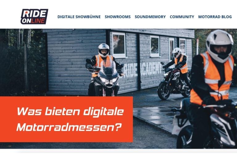 Ride Online – Motorradmesse neu gedacht