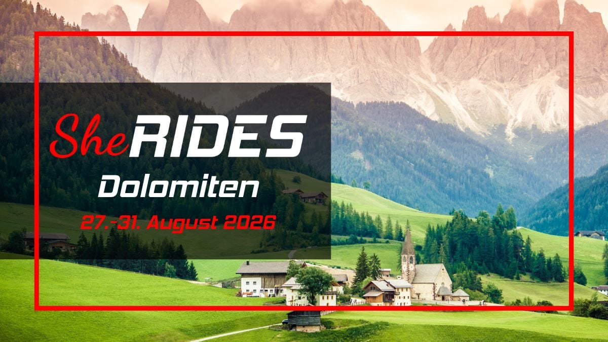 SHE RIDES Motorrad-Wochenende in den Dolomiten