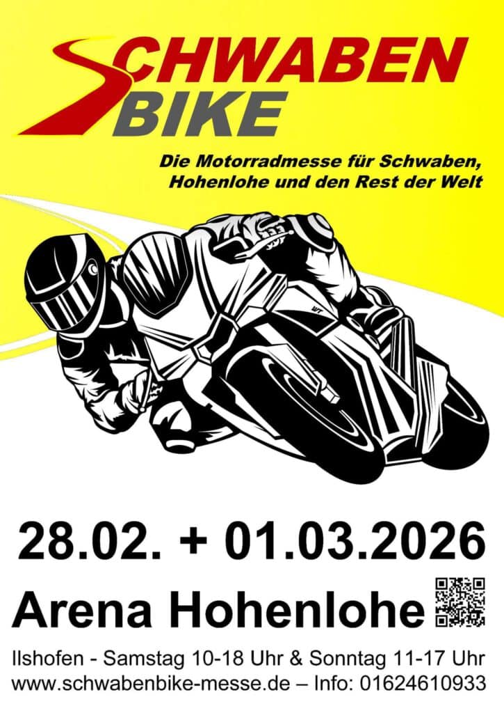 SHE RIDES auf der Schwaben Bike Messe: Motorrad-Quiz für Bikerinnen & Chance auf ein goldenes Ticket für den SHE RIDES Summit 2026.