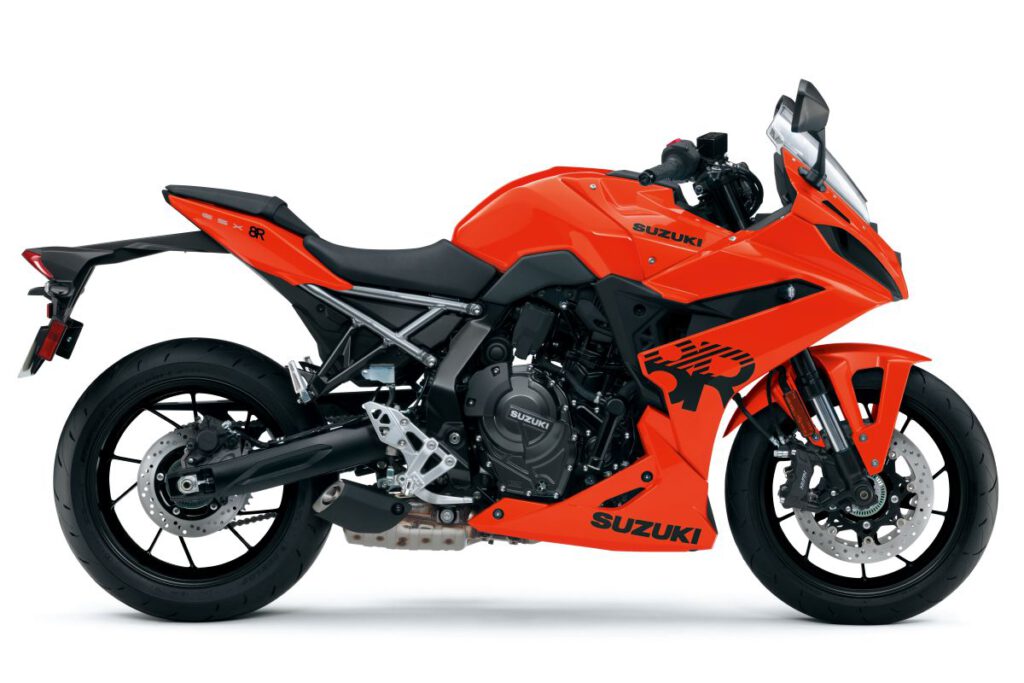 Suzuki GSX-8R 2026 QRE rot Seitenansicht