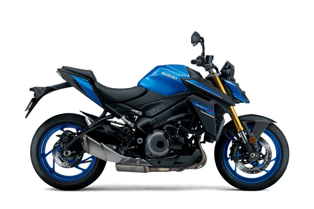 Suzuki GSX-S1000 2026 blau Seitenansicht