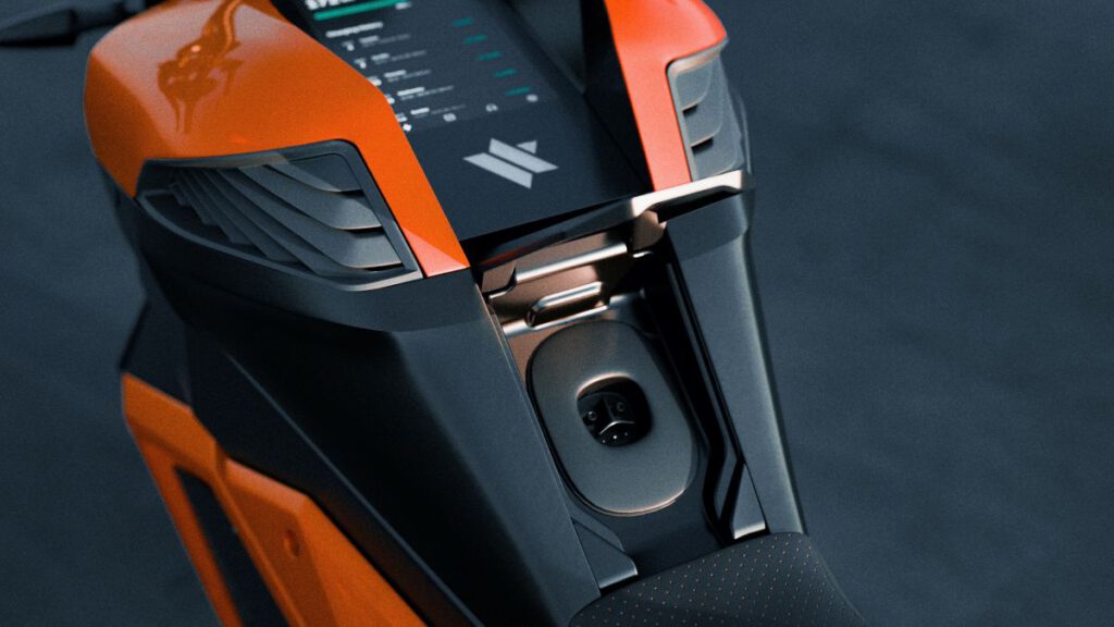 TS Pro - NACS Port orange Nahaufnahme