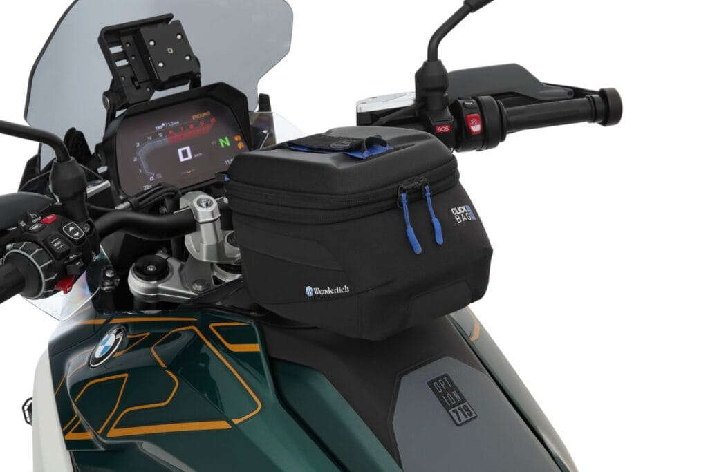 Wunderlich Boxer Spirit: Komponenten für den Rockstar BMW R 12 nineT 6 Wunderlich Zubehör BMW R12 nineT Tankrucksack Detailansicht