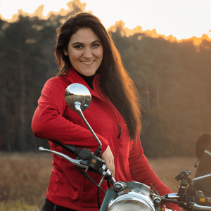Annika Gramlich Gründerin & Chefredakteurin She RIDES Motorrad Community Magazin für Frauen