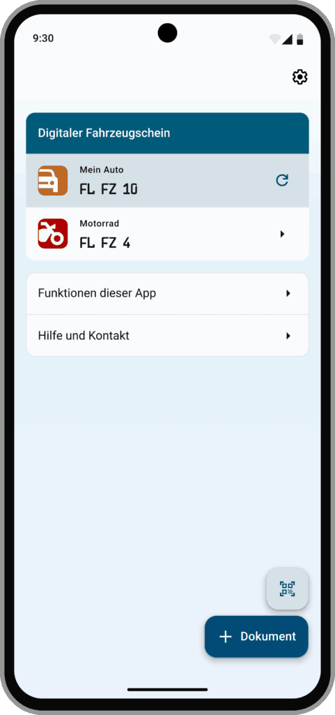 Der digitale Fahrzeugschein – so funktioniert die neue i-Kfz-App 2 i-Kfz-App - Alle Fahrzeugscheine auf einen Blick_Motorrad, Roller, Auto