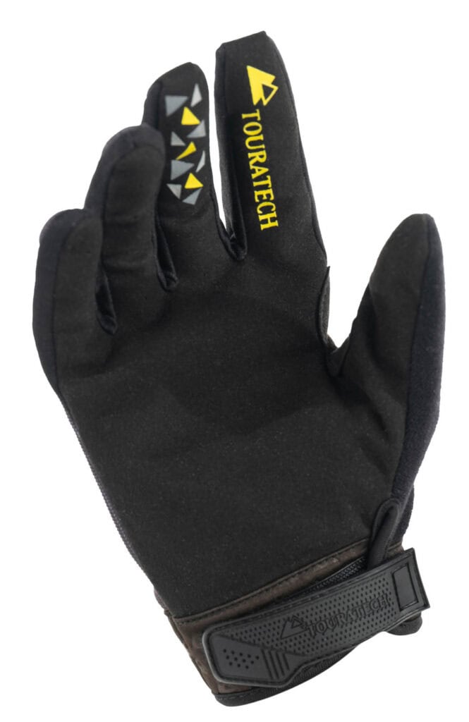 Touratech MX-Wild: Dirtbike-Handschuh für Offroad-Abenteurer. Robust, perfekter Grip und hoher Komfort – ideal für Geländefahrten. Mehr dazu!